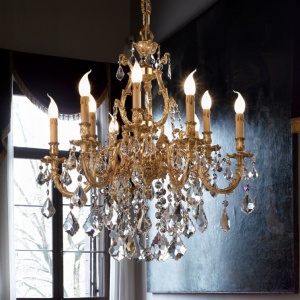 Candelabru 9 brate LUX cu cristale Scholer, Ashford 144407 universul-luminii.ro