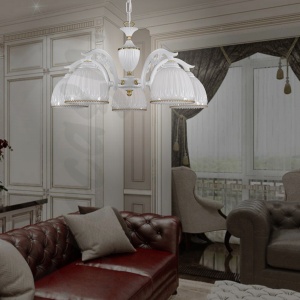 Candelabru clasic cu 5 brate design italian 9601 202937 universul-luminii.ro