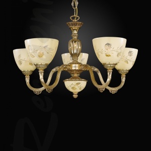 Candelabru clasic cu 5 brate realizat manual 6358 107067 universul-luminii.ro