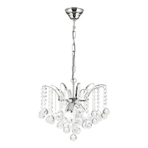 Candelabru cristal Asfour design lux KRISTALL KLASSISCH 3L chrome plated/clear 161427 universul-luminii.ro