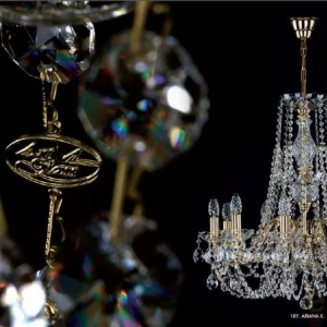 Candelabru Cristal Bohemia Exclusive 10 brate ARIANA X 53597 universul-luminii.ro