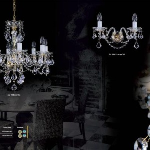 Candelabru Cristal Bohemia Exclusive 8 brate, diam. 58cm TIFFANI VIII CE 53217 universul-luminii.ro