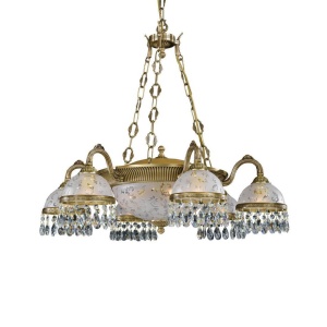 Candelabru design clasic realizat manual din alama si Cristal Scholer 6200 202787 universul-luminii.ro