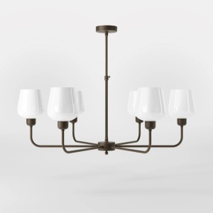 Candelabru design italian din alama si sticla Talis - Img 4