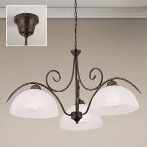 Candelabru design rustic cu 3 brate Marco LU 1668/3 Antik OR - Img 5