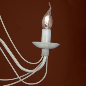 Candelabru design rustic cu 3 brate Vela, ivory 211837 universul-luminii.ro