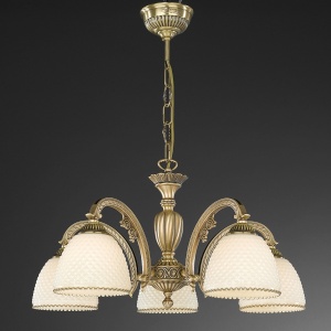 Candelabru din alama 5 brate design italian 7005 102397 universul-luminii.ro