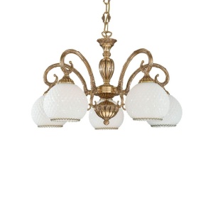 Candelabru din alama cu 5 brate design italian 8500 107607 universul-luminii.ro