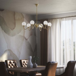Candelabru din alama stil modern Art Deco Incanto - Img 16