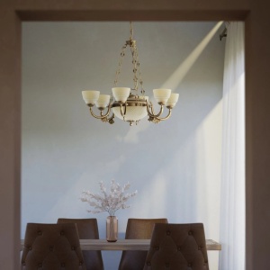 Candelabru din alama stil Neoclassical Elisa - Img 6