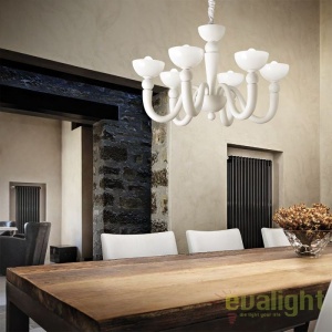 Candelabru elegant cu 8 brate BON BON SP8 BIANCO 094007 56577 universul-luminii.ro