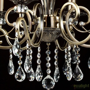 Candelabru elegant design clasic cu 6 brate Grace bronz MYRC247-PL-06-R 58087 universul-luminii.ro