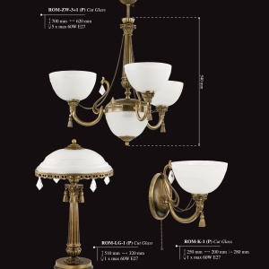 Candelabru elegant design clasic Roma - Img 6