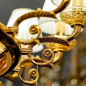 Candelabru elegant LUX realizat manual Michelangelo 240107 universul-luminii.ro
