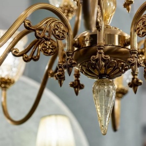 Candelabru LUX design clasic realizat manual Amanda 12L 225297 universul-luminii.ro