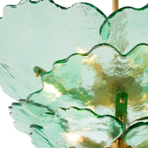 Candelabru LUX design deosebit Florina verde 144937 universul-luminii.ro