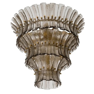 Candelabru LUX design deosebit Toscano fumuriu - Img 1