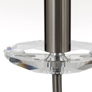 Candelabru stil clasic cu cristal K9 ARIANE 3L nickel inchis 234877 universul-luminii.ro