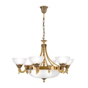 Candelabru stil clasic diam.75cm Rocca LU 1689/6+3 bronze OR
