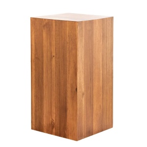 Coloana din lemn de salcam, Masuta decorativa COLUMNA 50cm