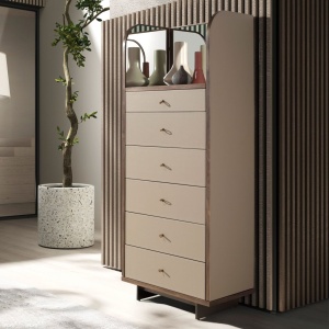 Comoda cu oglinda, sertar cu spatiu pentru ceasuri si bijuterii Chiffonier - Img 11