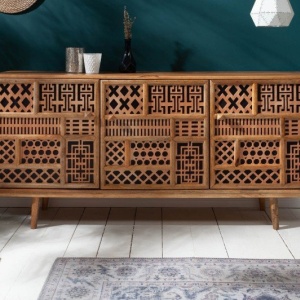 Comoda design Boho Chic Marrakesch 160cm Mango - Img 2