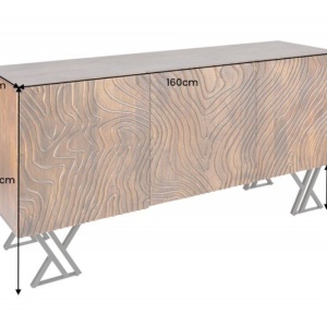 Comoda design industrial vintage Fluid 160cm - Img 6