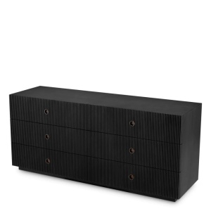 Comoda design LUX, Furnir de stejar gri carbune, Dimitrios - Img 4