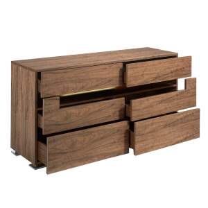 Comoda eleganta design modern cu iluminat LED - Img 3