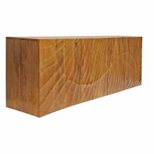 Comoda suspendata din lemn de mango Scorpion 180cm, maro A-46647 VC - Img 2