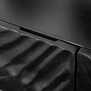 Comoda TV suspendata din lemn de mango Scorpion 160cm, negru - Img 4