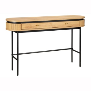 Consola cu furnir de stejar ATELIER 120cm