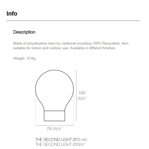 CORP DE ILUMINAT LED DECORATIV THE SECOND LIGHT 75cm 196197 universul-luminii.ro