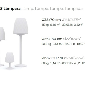 CORP DE ILUMINAT LED DECORATIV VASES FLOOR LAMP H-180cm 196237 universul-luminii.ro