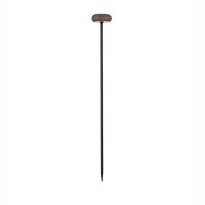 Corp iluminat exterior decorativ cu tarus CAMI H-80cm, ciment rosu