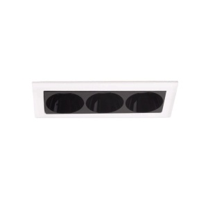 Corp incastrabil tavan fals cu 3 spoturi LED X-line