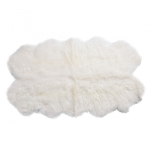 Covor din blana de oaie Noua Zeelanda, LW Quarto Standard 180x110cm, Ivory