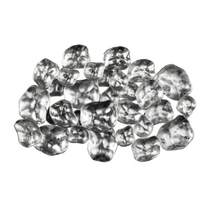 Decoratiune perete design modern VARIATION 100cm, argintiu