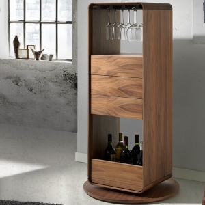 Dulapior bar rotativ design LUX Walnut AC 3115-BRG3615E - Img 5