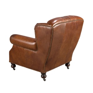 Fotoliu design italian, Piele Naturala, Chesterfield 5156 - Img 3