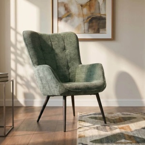 Fotoliu design nordic SCANDINAVIA verde