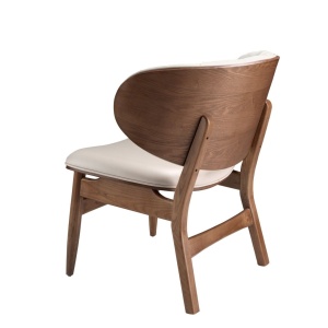 Fotoliu elegant design italian Sand-Walnut - Img 4