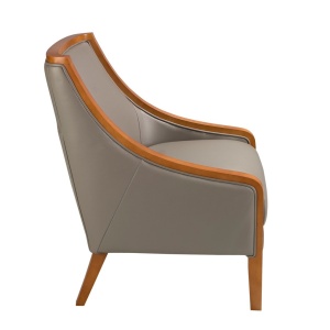 Fotoliu elegant design LUX Grey leather - Img 3