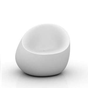 Fotoliu lounge design modern, exterior, interior, STONE LOUNGE CHAIR 55006 Vondom