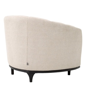 Fotoliu modern design LUX Agostino, Nuoro beige - Img 5