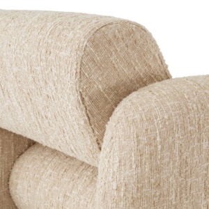 Fotoliu modern LUX Vesper, Boucle sonata cream - Img 7
