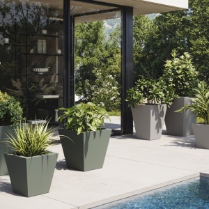 Jardiniera plante design decorativ exterior/interior JARDINIERE 80x30x30cm - Img 9