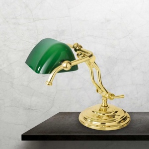 Lampa de birou din alama design clasic Banker - Img 2