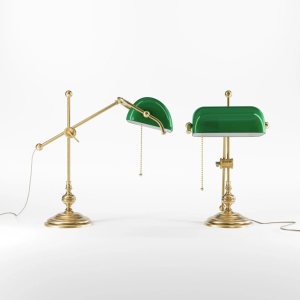 Lampa de birou din alama design clasic Banker - Img 8
