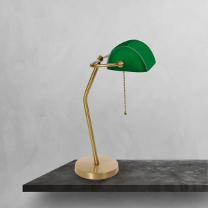 Lampa de birou din alama design clasic Banker - Img 2